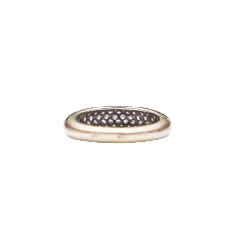 Bague Jonc en or blanc et diamant - Castafiore