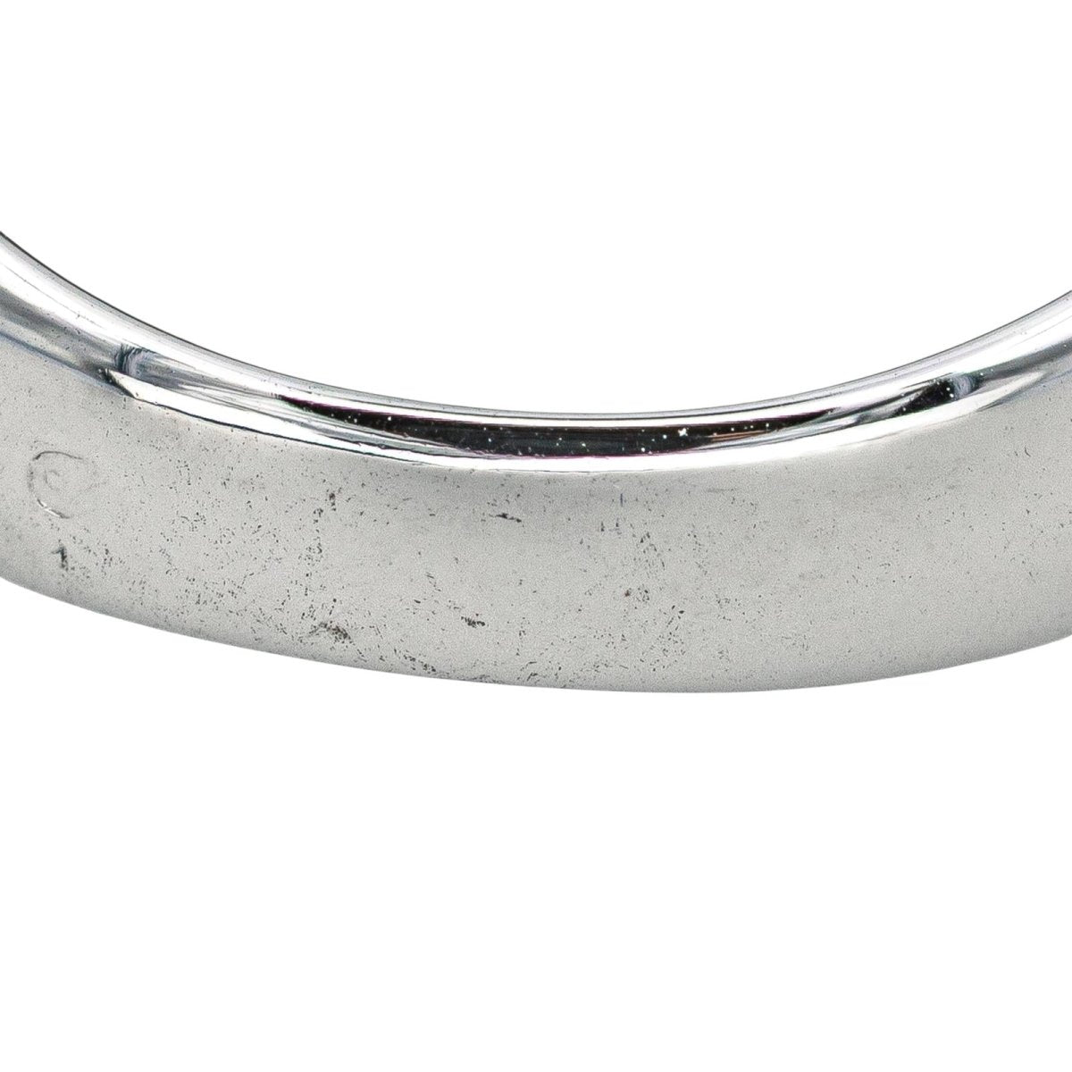 Bague Jonc en or blanc et saphir - Castafiore