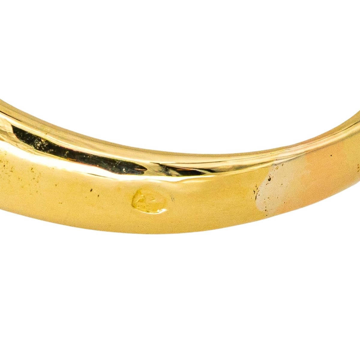 Bague Jonc en or jaune, émeraude et diamants - Castafiore