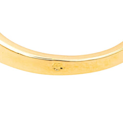 Bague Jonc en or jaune et améthystes - Castafiore