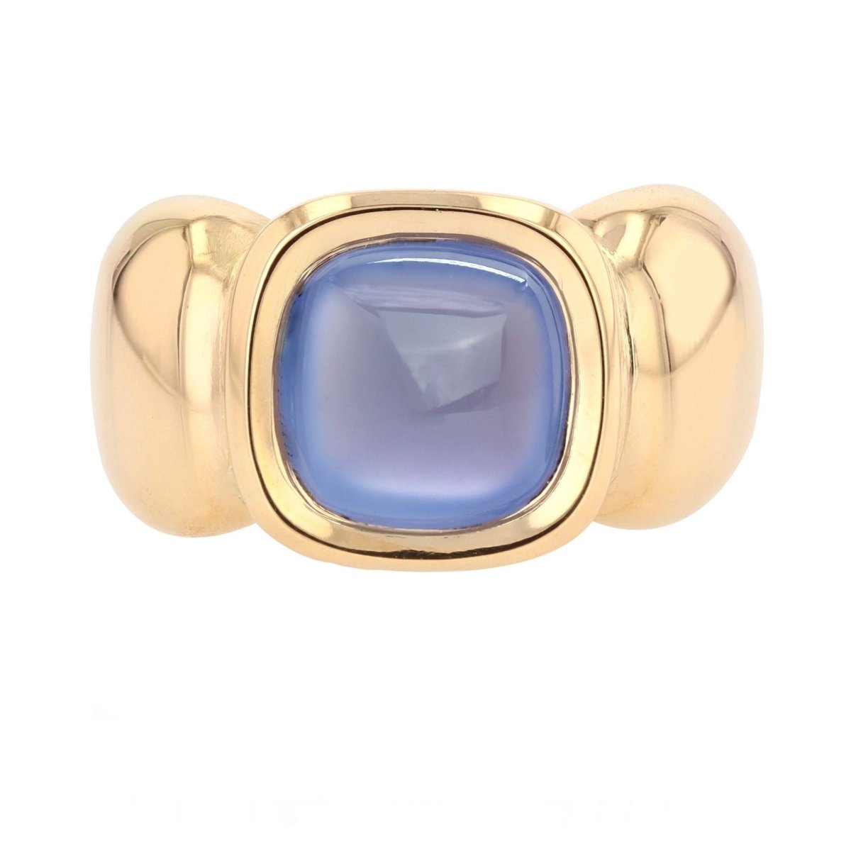 Ring sugarloaf chalcedony rush