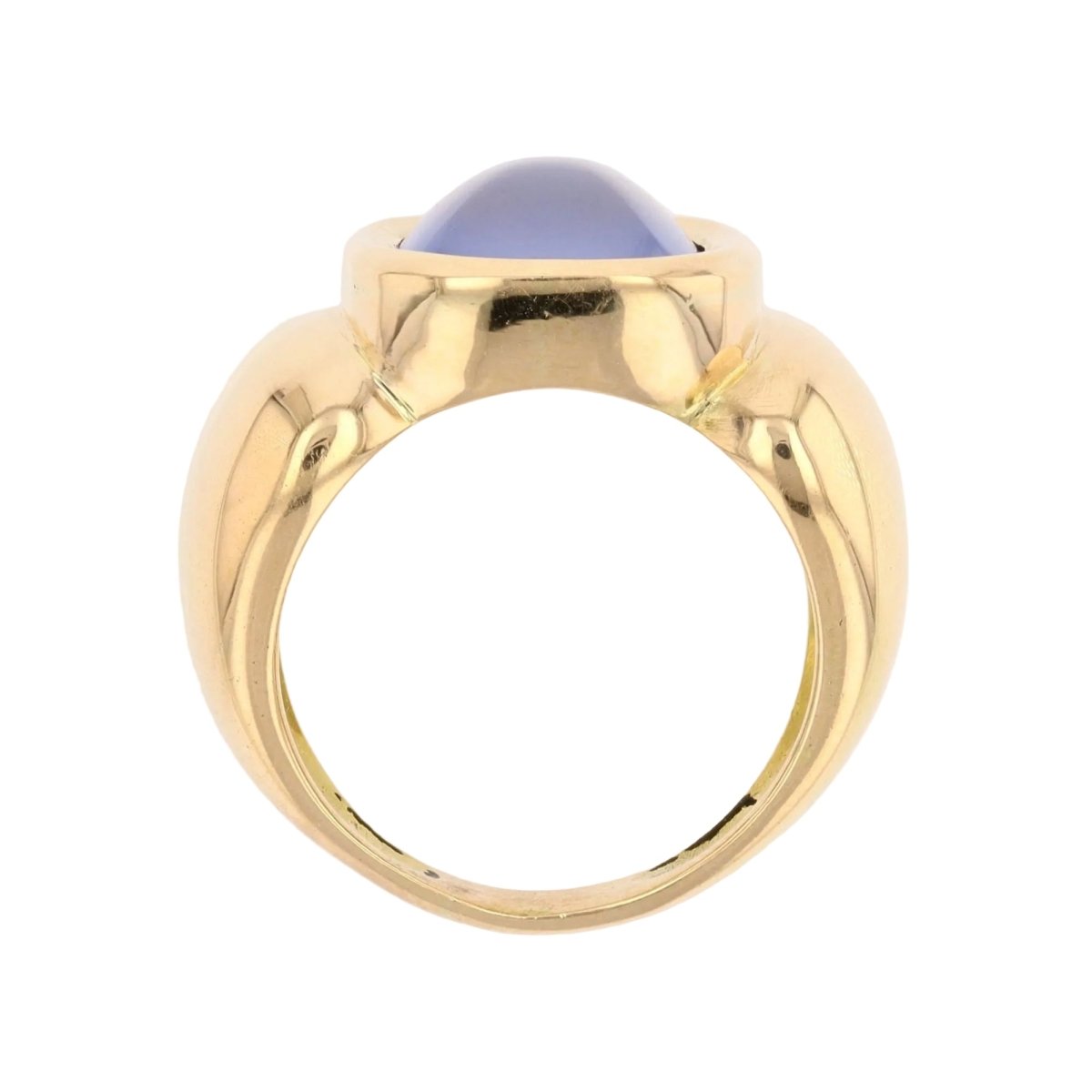 Ring sugarloaf chalcedony rush