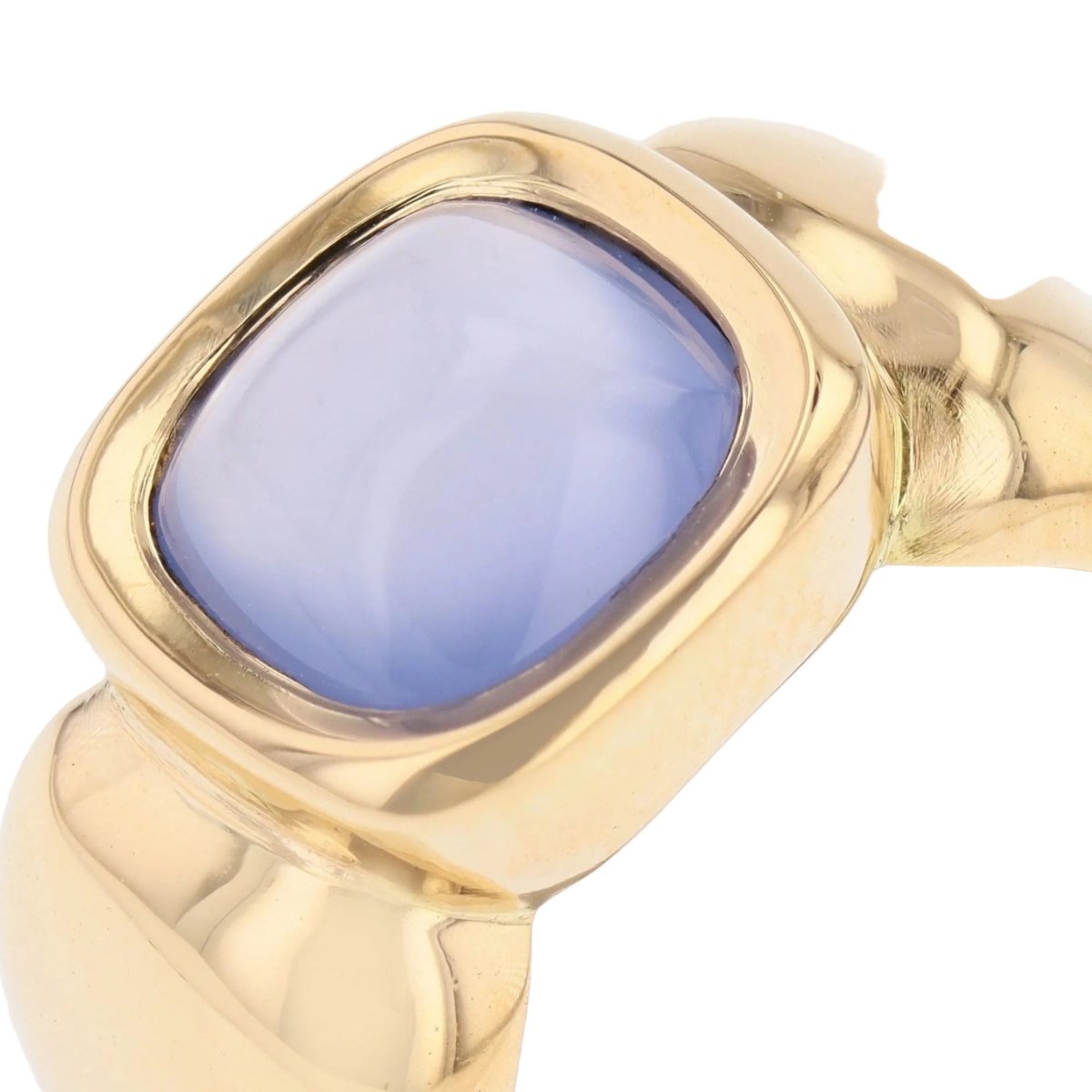 Ring sugarloaf chalcedony rush