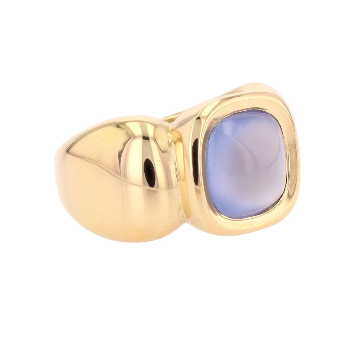 Ring sugarloaf chalcedony rush