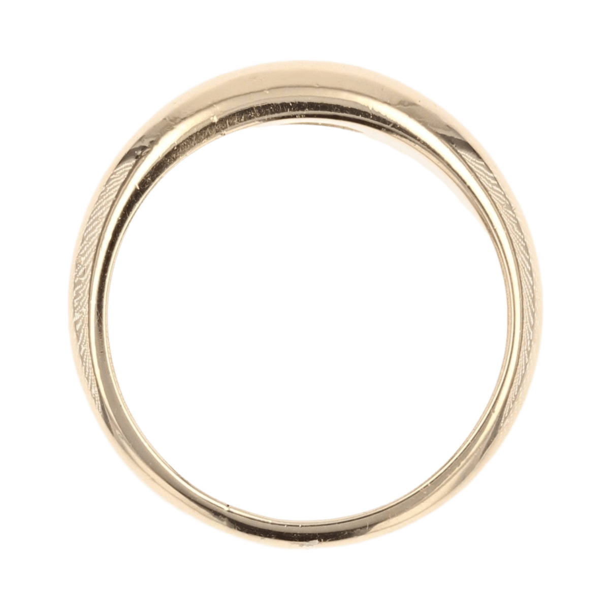 Bague Jonc en or jaune et diamant - Castafiore