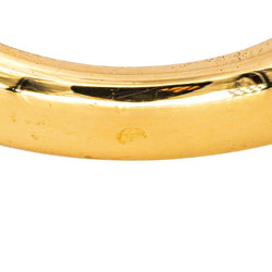 Bague Jonc en or jaune et diamant - Castafiore