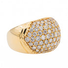 Bague Jonc en or jaune et diamant - Castafiore