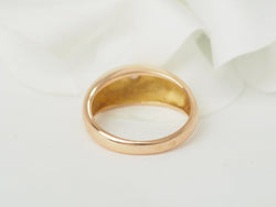 Bague jonc en or jaune et diamant - Castafiore