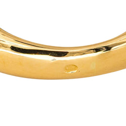 Bague Jonc en or jaune et diamants - Castafiore