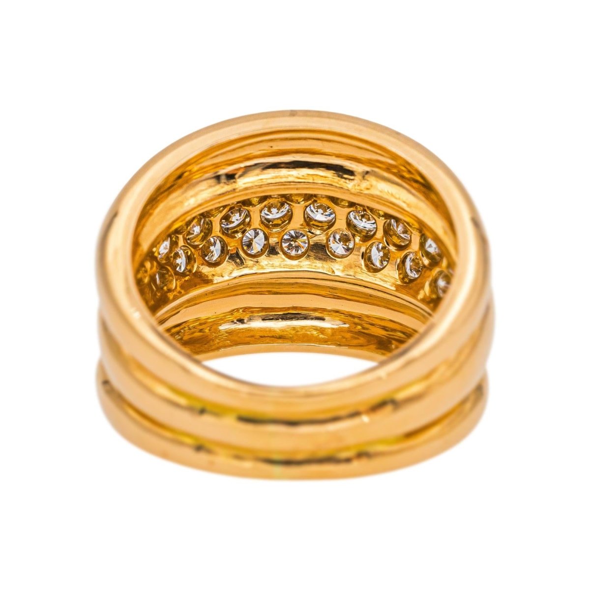 Ring Yellow Gold Wedding Band diamond