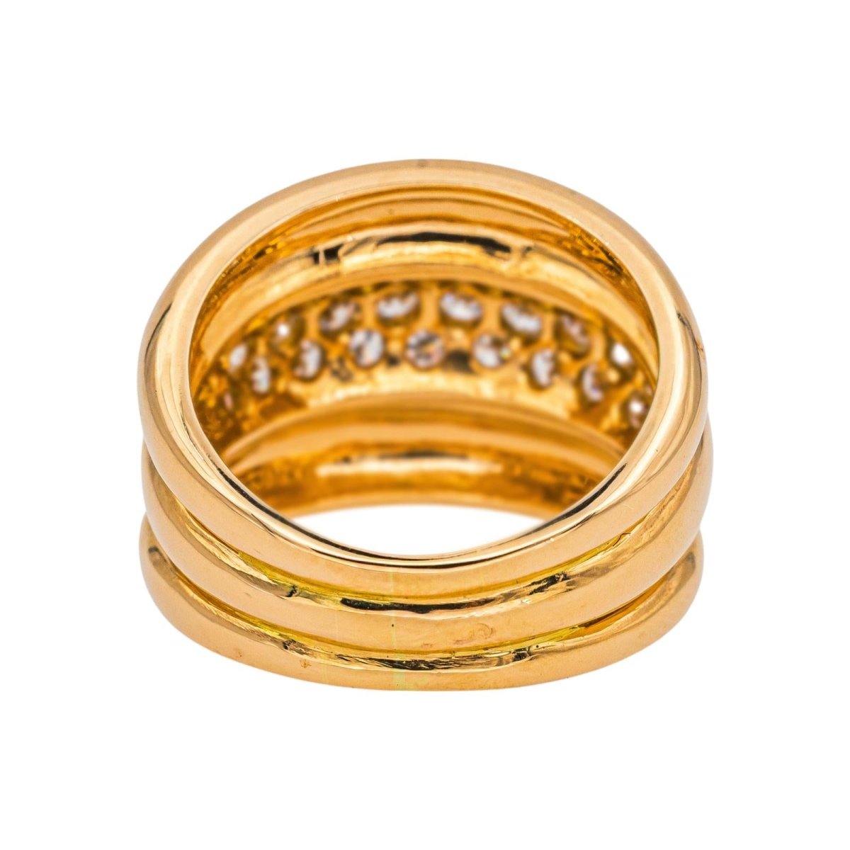 Ring Yellow Gold Wedding Band diamond