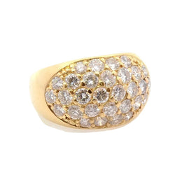 Ring rush diamonds in 18k gold