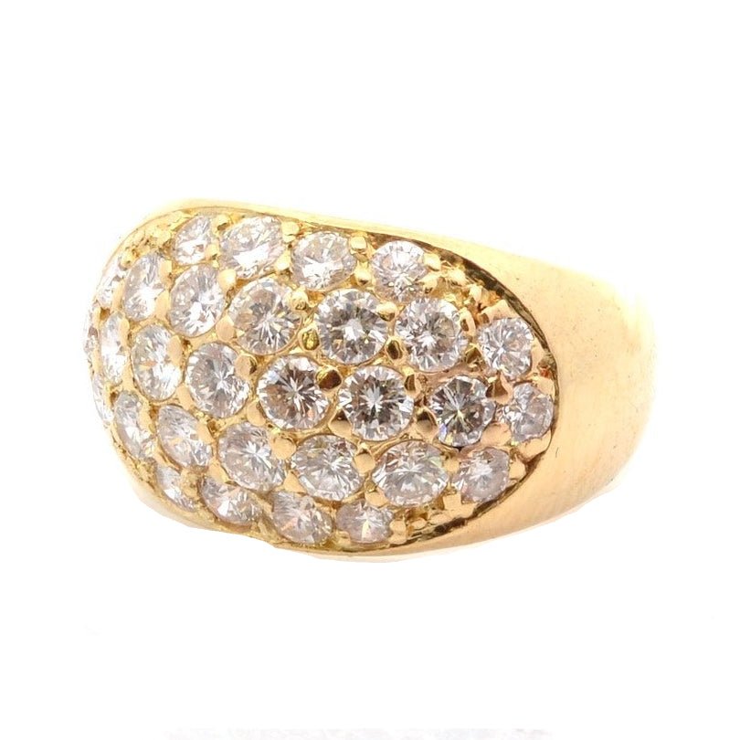 Ring rush diamonds in 18k gold