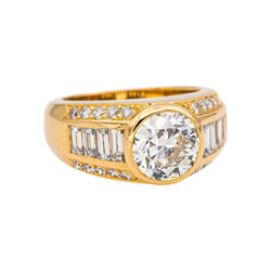 Ring Yellow gold diamond