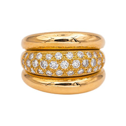 Ring Yellow Gold Wedding Band diamond