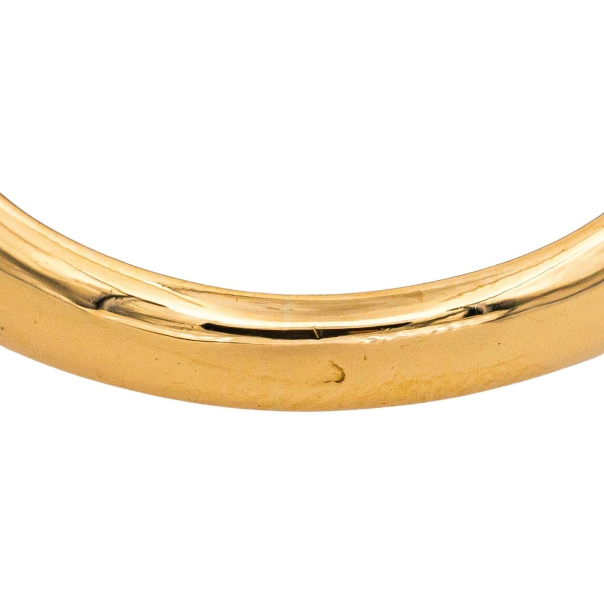 Bague Jonc en or jaune et diamants - Castafiore