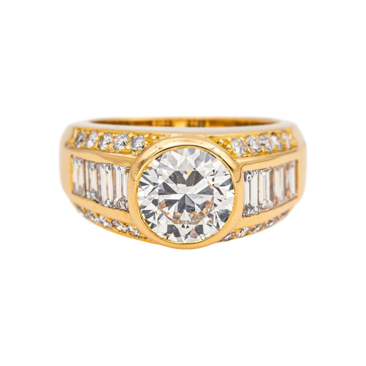Ring Yellow gold diamond