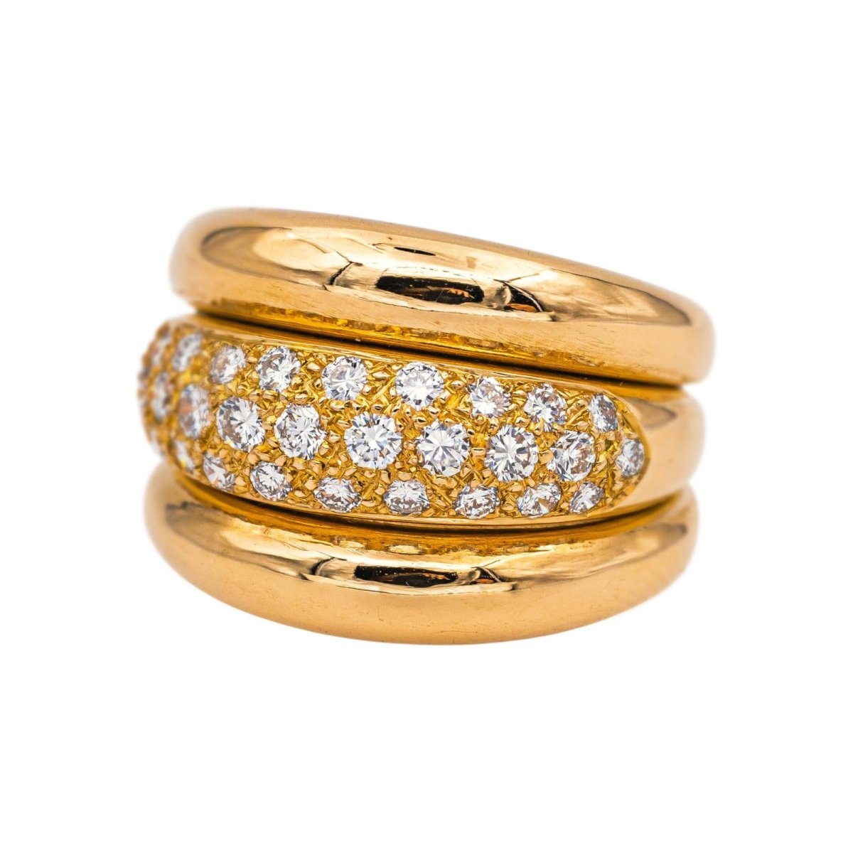 Ring Yellow Gold Wedding Band diamond