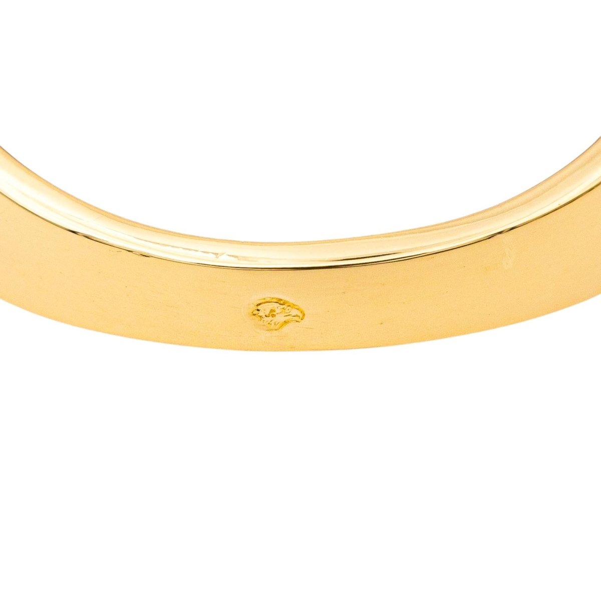 Bague Jonc en or jaune et diamants - Castafiore