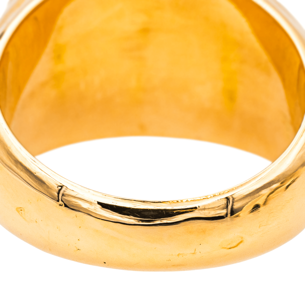 Bague Jonc en or jaune et lapis - lazuli - Castafiore