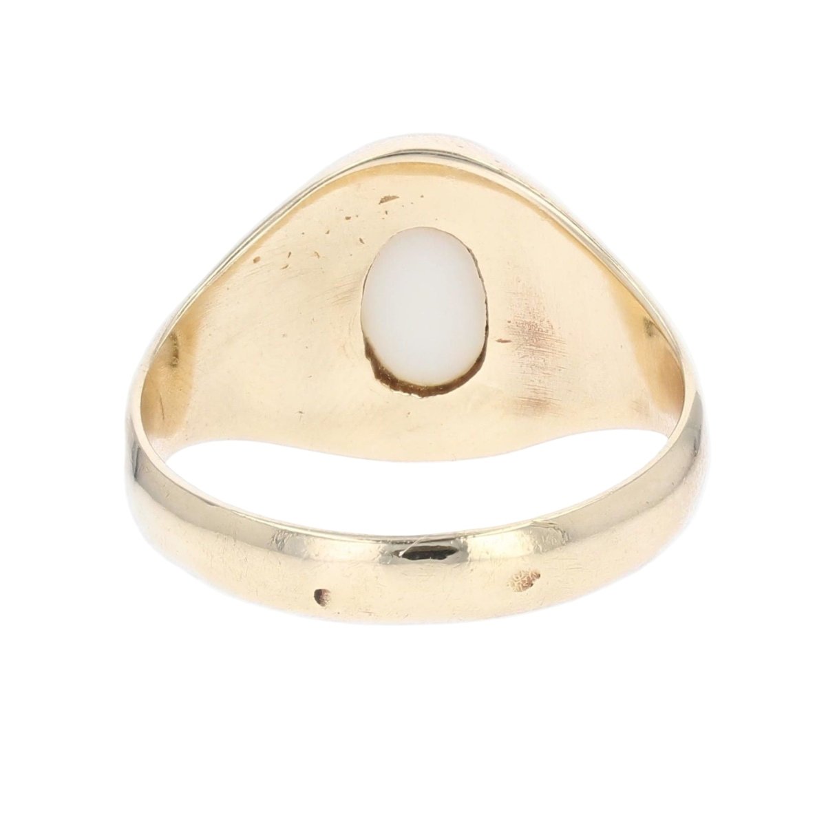 Bague Jonc en or jaune et opale - Castafiore