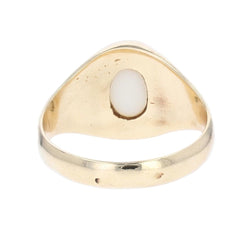 Bague Jonc en or jaune et opale - Castafiore