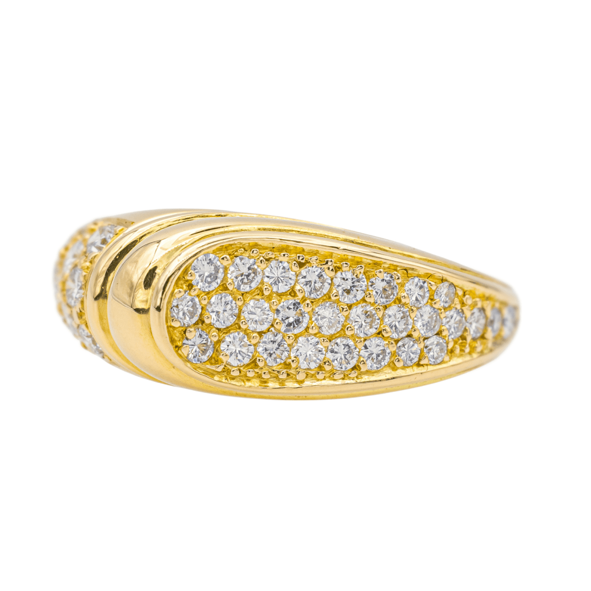 Bague Jonc en or jaune. etdiamants - Castafiore