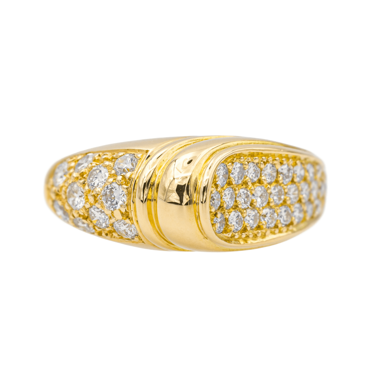 Bague Jonc en or jaune. etdiamants - Castafiore
