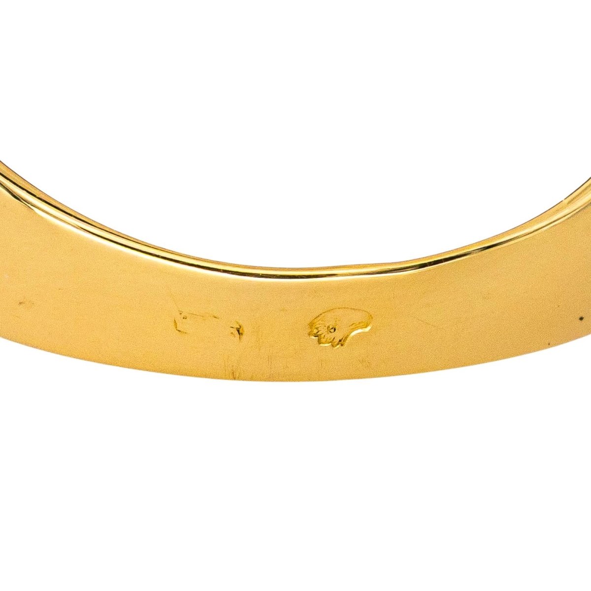 Bague Jonc en or jaune, rubis et diamants - Castafiore