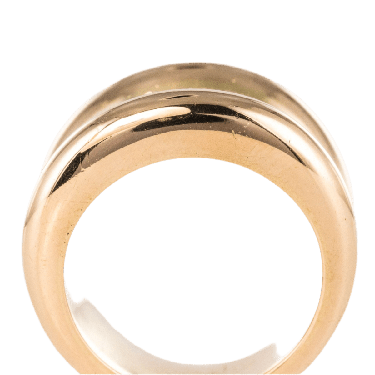 Bague Jonc en or rose et diamants - Castafiore