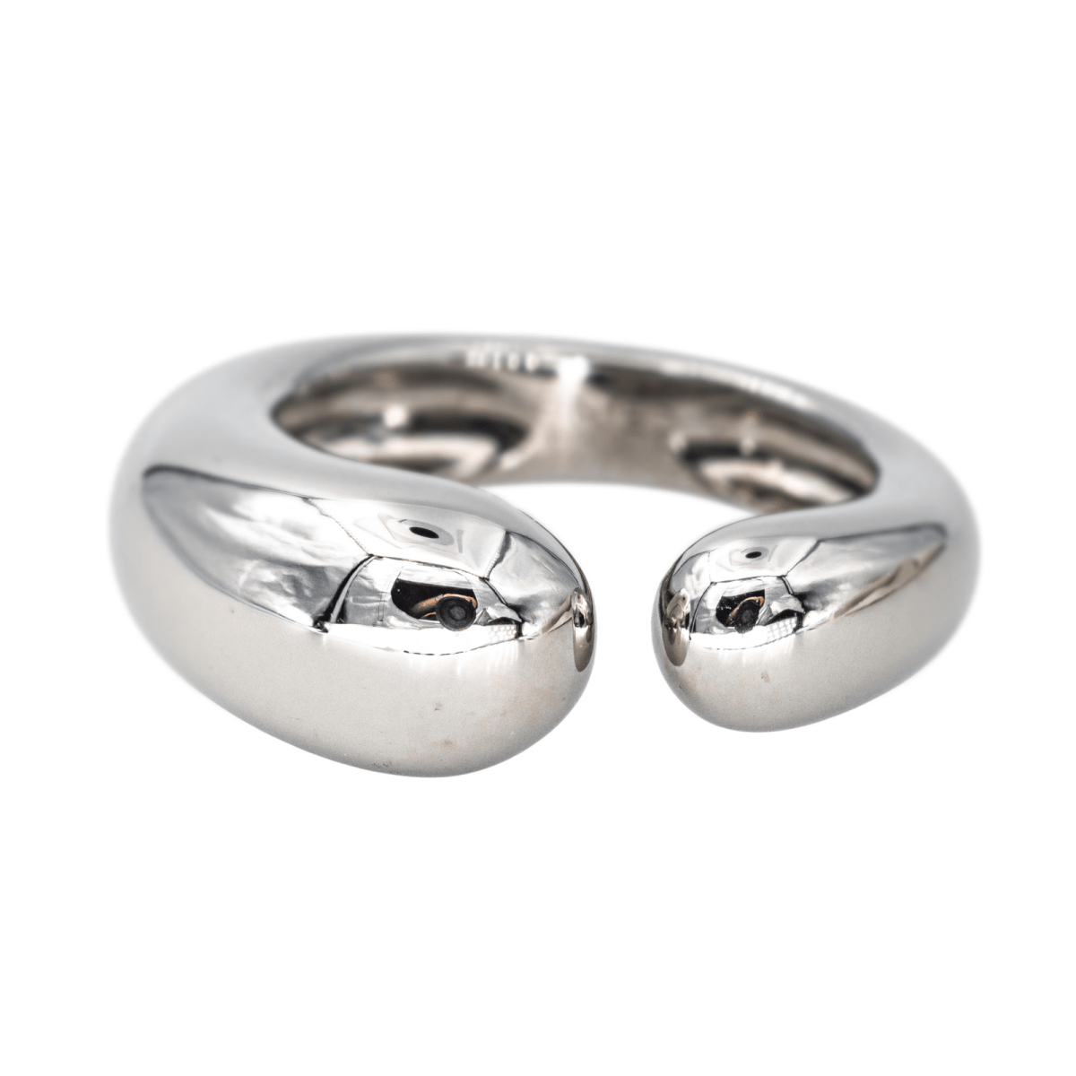 Bague Jonc FRED en or blanc - Castafiore