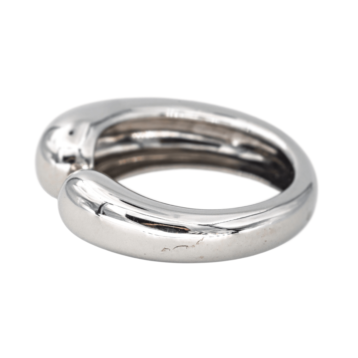 Bague Jonc FRED en or blanc - Castafiore
