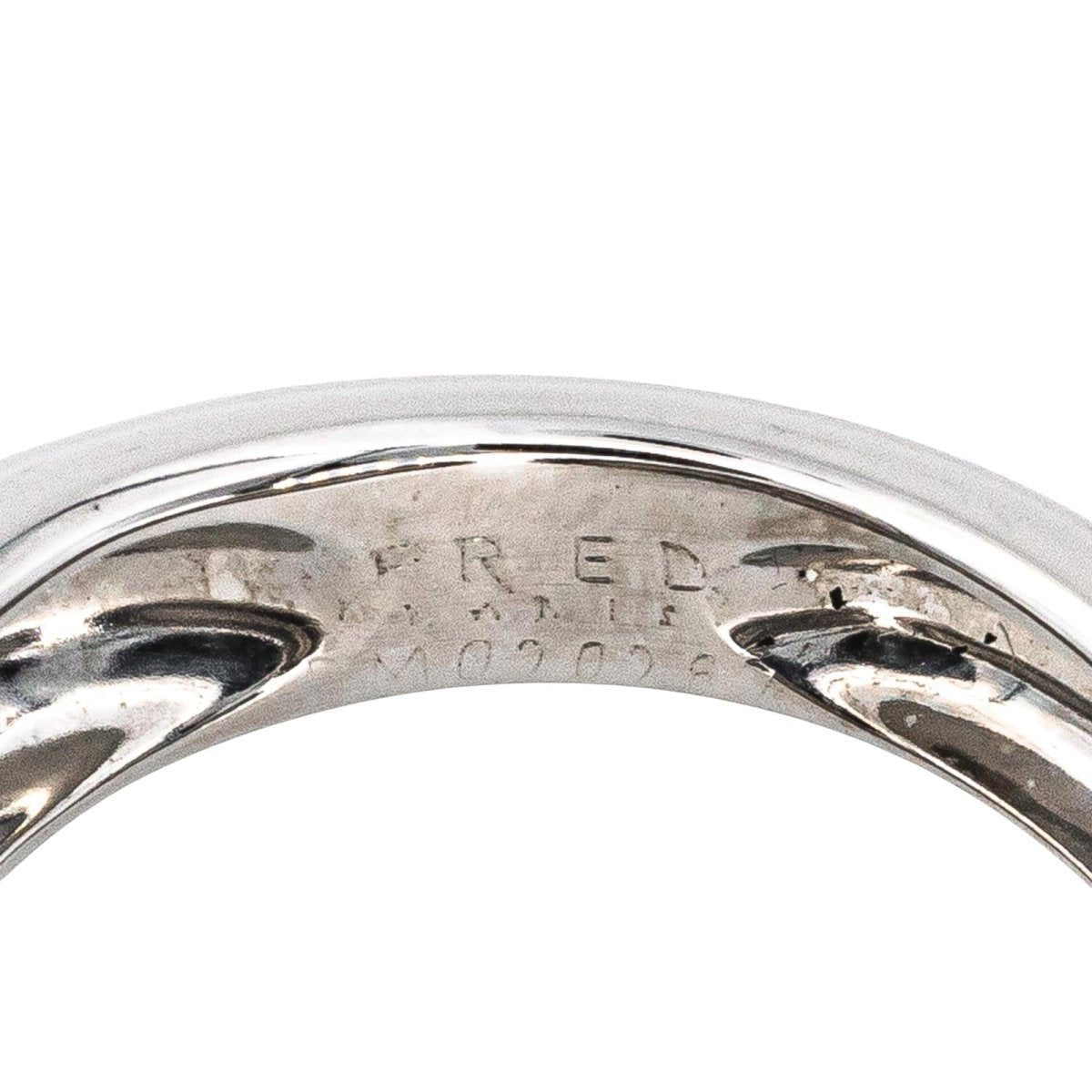 Bague Jonc FRED en or blanc - Castafiore