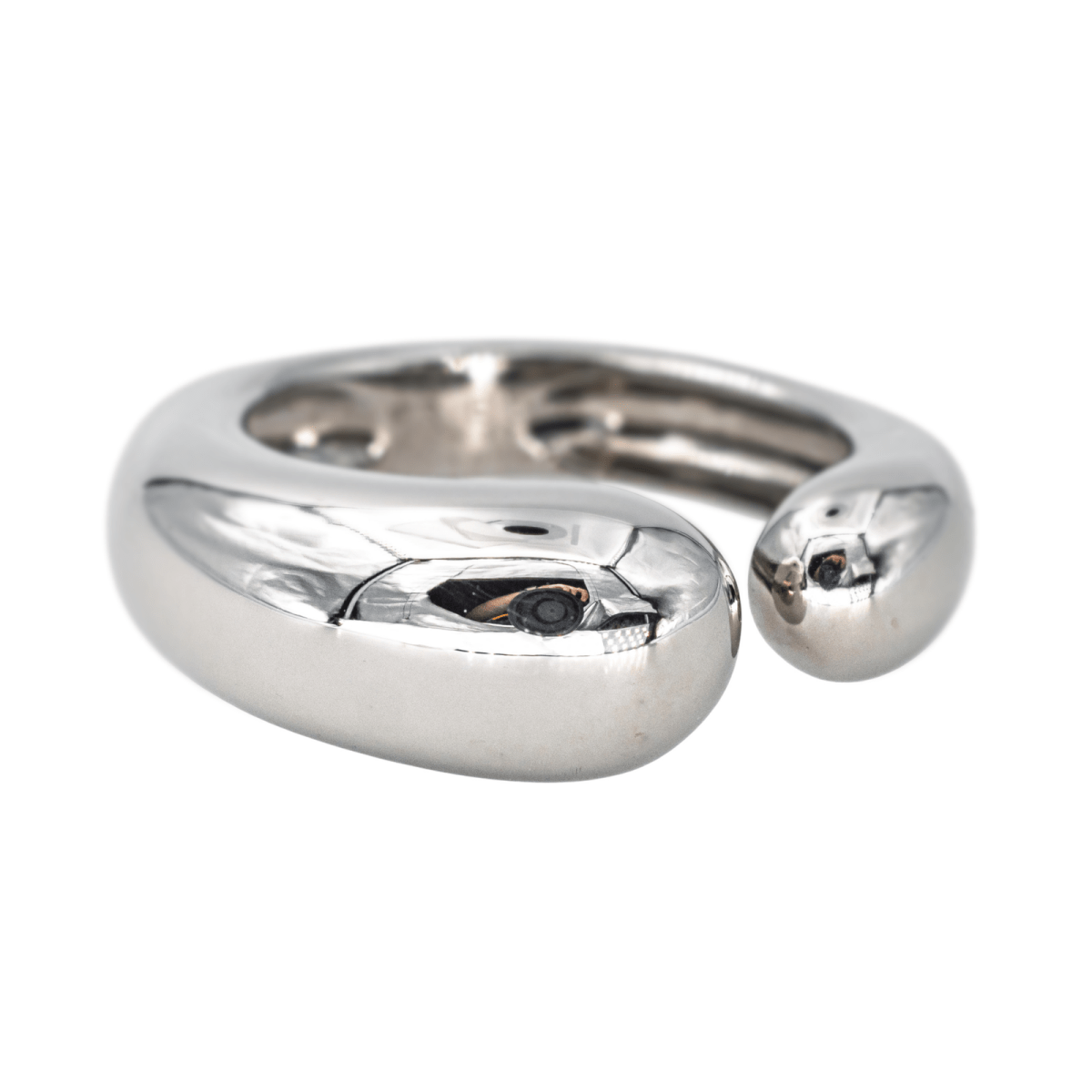 Bague Jonc FRED en or blanc - Castafiore