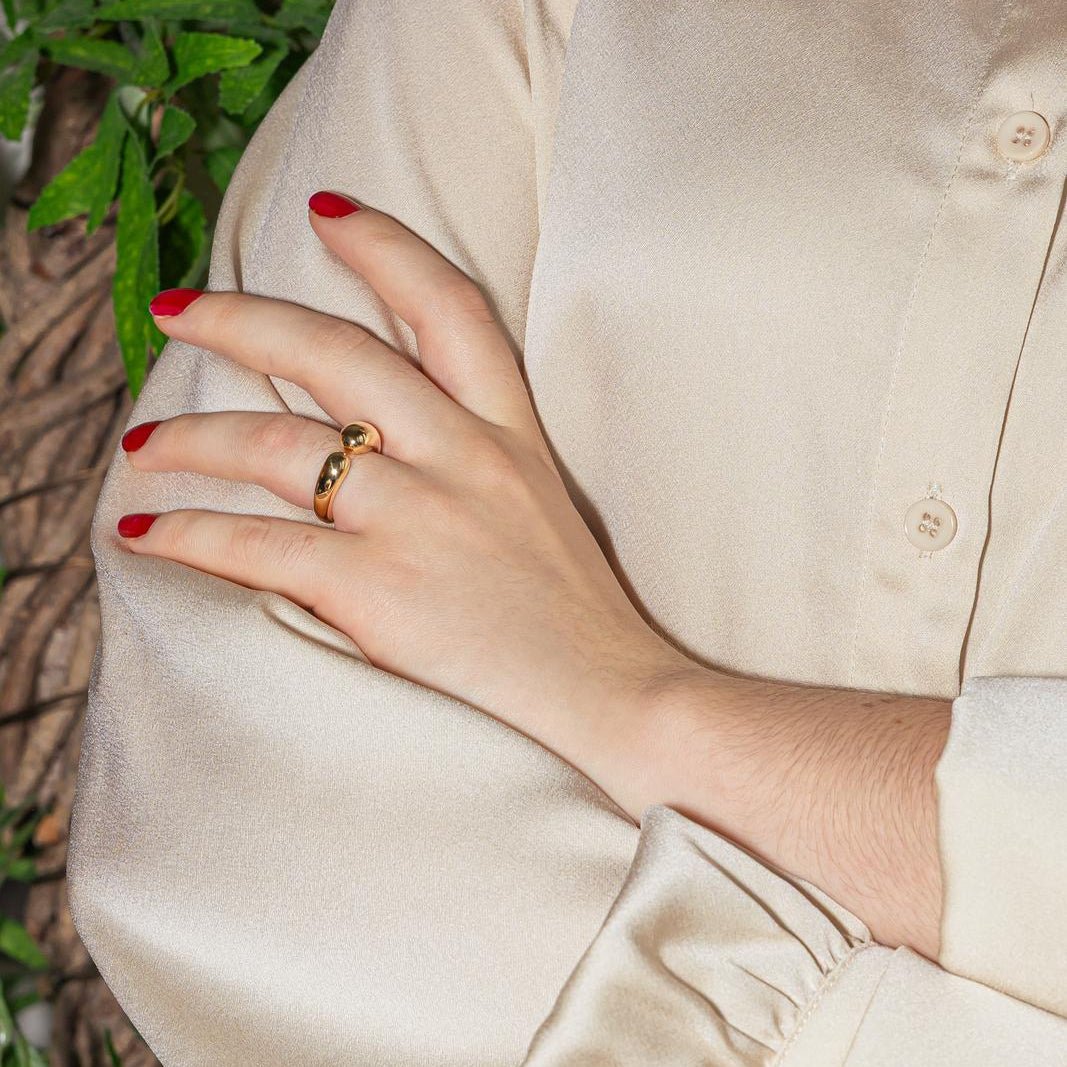 Bague Jonc FRED en or jaune - Castafiore