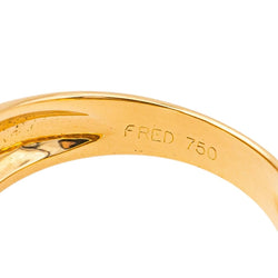 Bague Jonc FRED en or jaune et perle - Castafiore