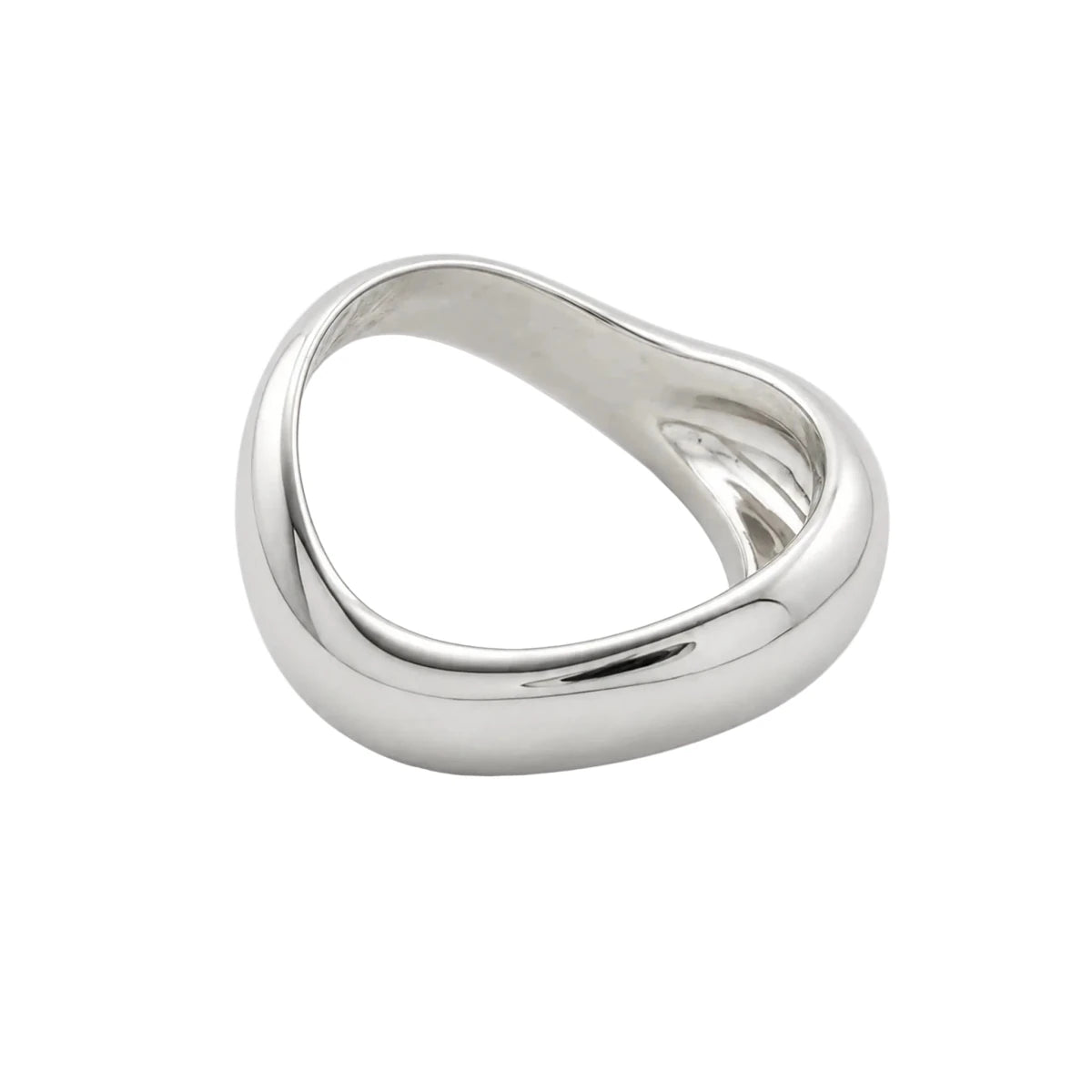 Bague Jonc FRED "Mouvement" en or blanc - Castafiore