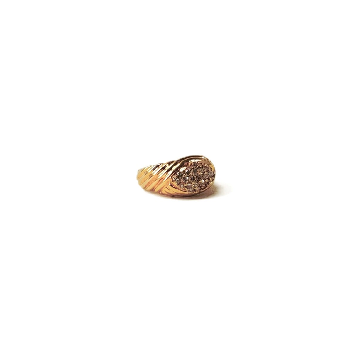Bague jonc godronnée - Castafiore
