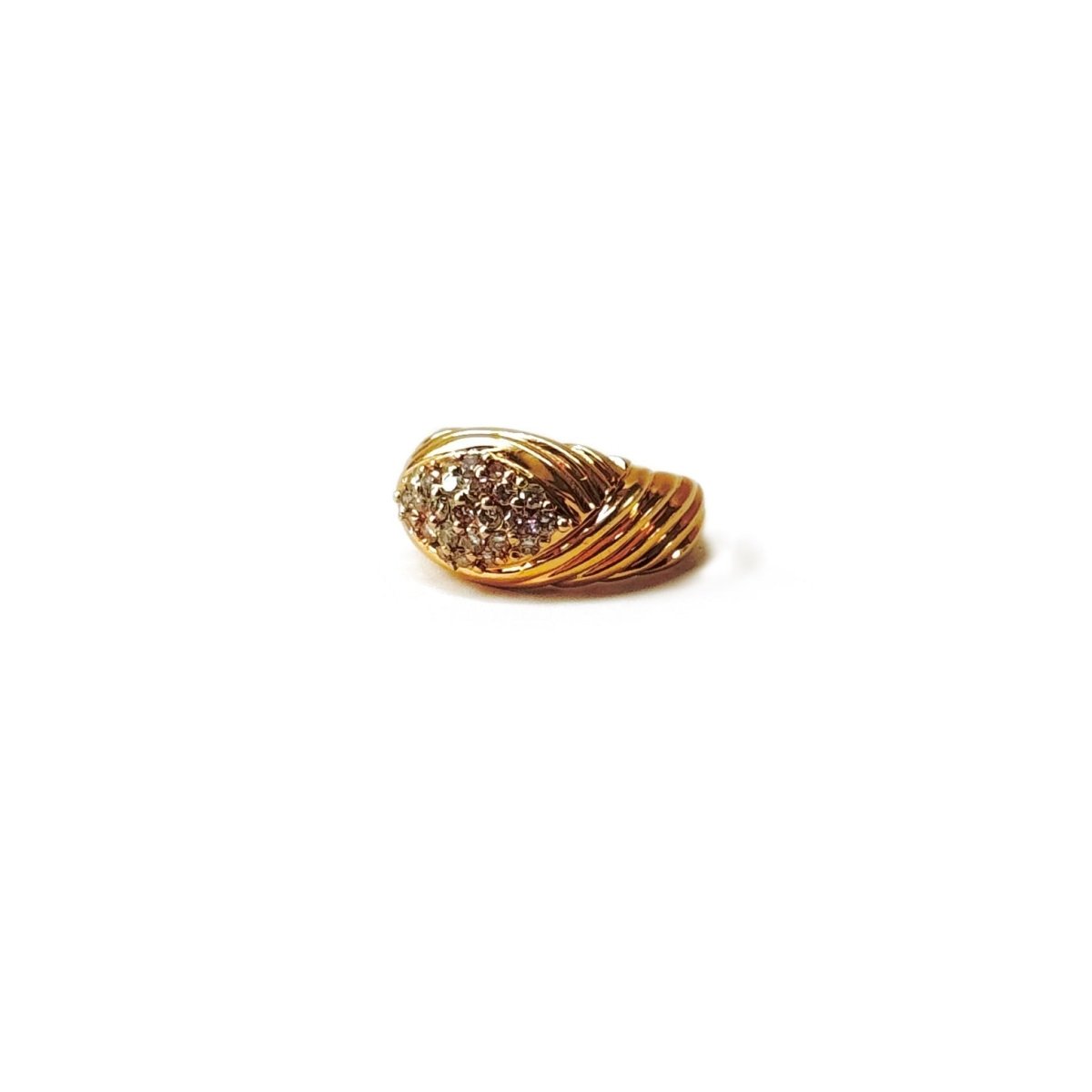 Bague jonc godronnée - Castafiore
