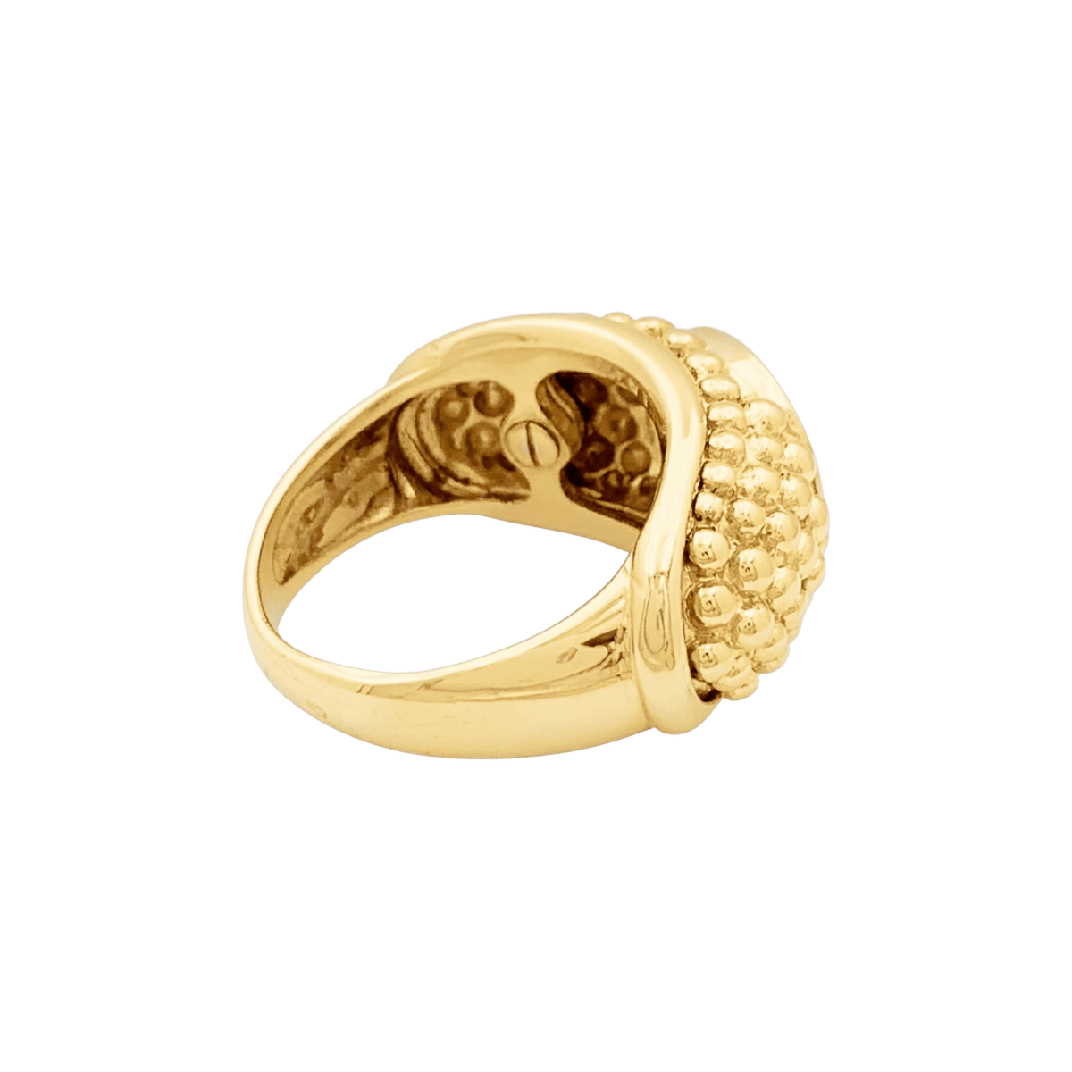 Bague Jonc HÉRAIL "Babul Work" en or jaune et tourmaline - Castafiore