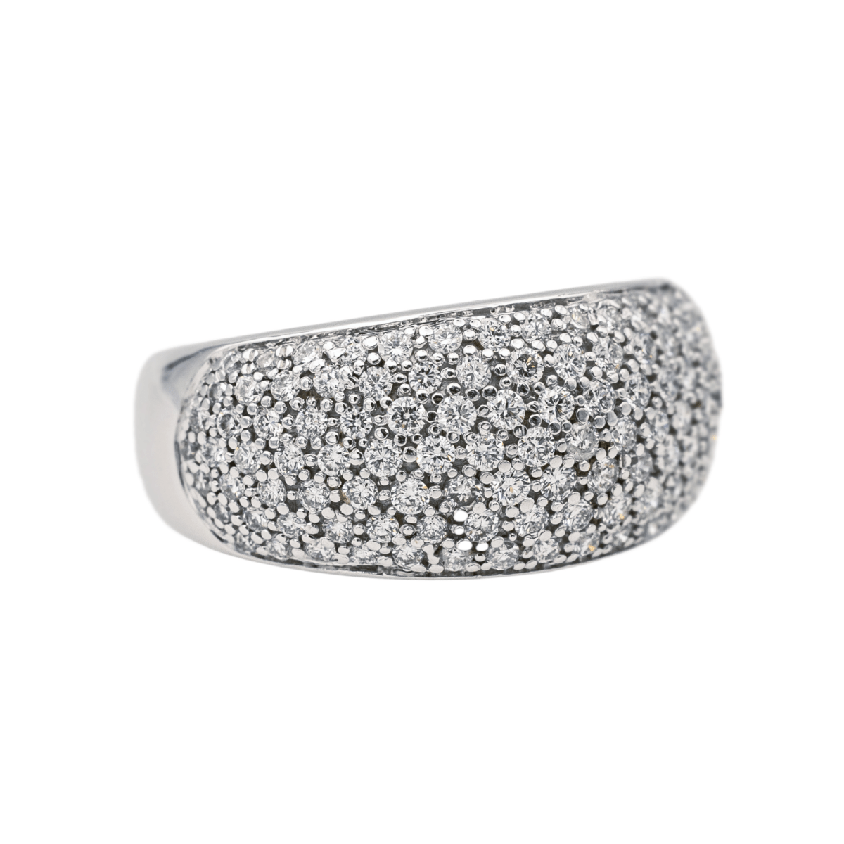 Bague Jonc MAUBOUSSIN "C'est toi la Star" en or blanc et diamants - Castafiore