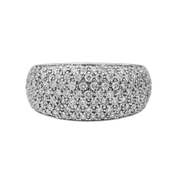 Bague Jonc MAUBOUSSIN "C'est toi la Star" en or blanc et diamants - Castafiore