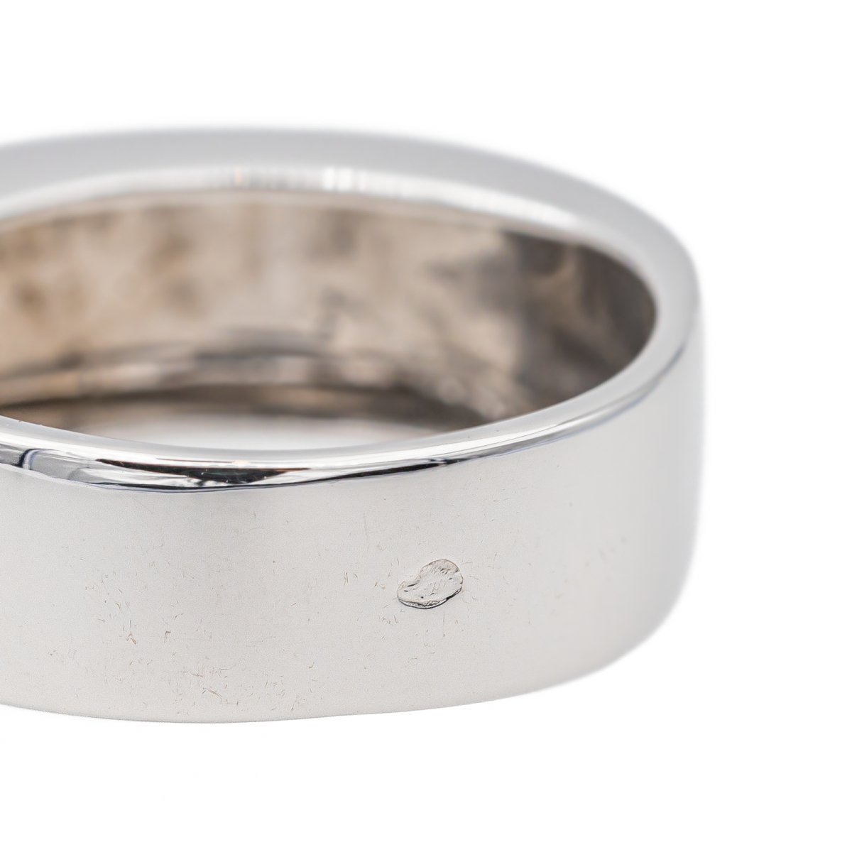 Bague Jonc Or blanc - Castafiore