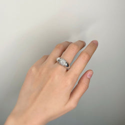 Bague Jonc Or et Diamants - Castafiore