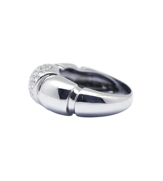 Bague Jonc Or et Diamants - Castafiore