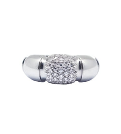 Bague Jonc Or et Diamants - Castafiore