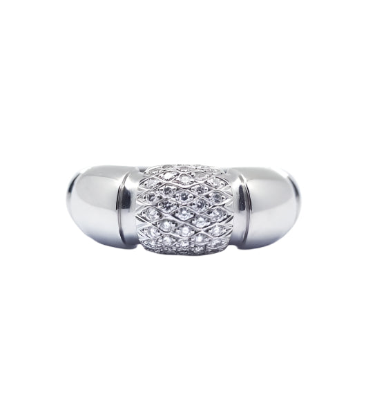 Bague Jonc Or et Diamants - Castafiore