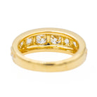 Bague Jonc Or jaune Diamant - Castafiore