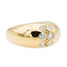 Bague Jonc Or jaune Diamant - Castafiore