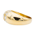 Bague Jonc Or jaune Diamant - Castafiore